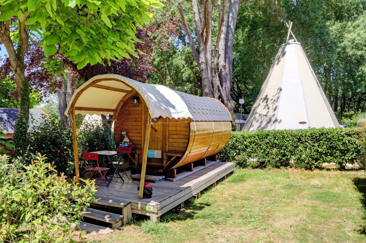 Camping De L'Etang Du Pays Blanc Guérande Exteriör bild
